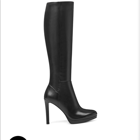 Nine West Quizme Wide Calf Platform Boots - Picture 1 of 12